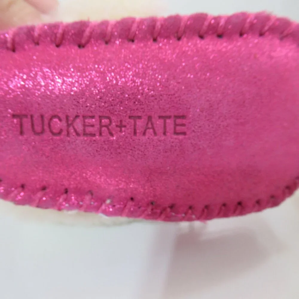 Tucker & Tate Wool Lined Baby Moccasins, Pink  Size S
